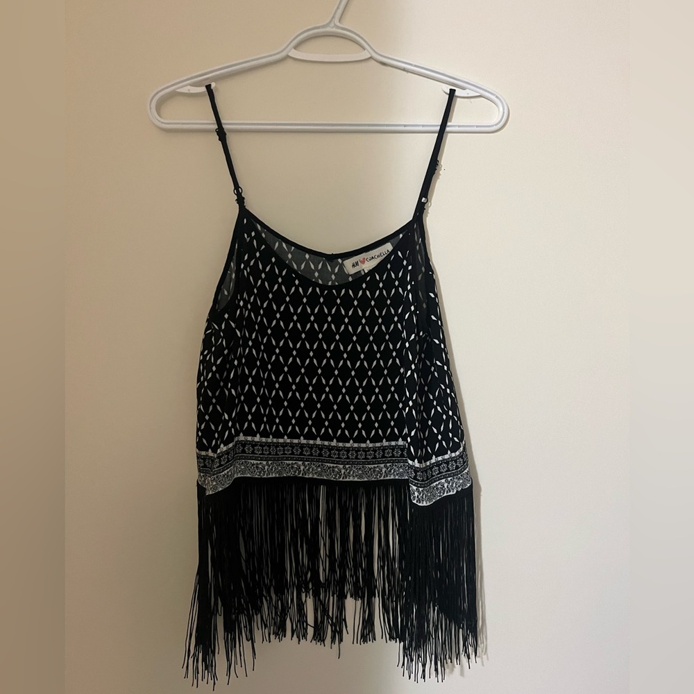 H&M Fringe Crop